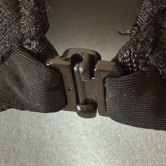 Black and Pink Polka Dot Women's Bra - Picture 3 of 10